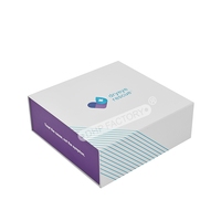 Emballage cadeau de luxe personnalisé Fermeture magnétique Rabat en carton Rigide en papier Boîte cadeau pliable Coffrets cadeaux