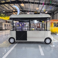 Mini-remorque alimentaire mobile multifonctionnelle en fibre de verre et tôle d'acier galvanisé, résistante à la rouille, pour hot-dogs et camions de crème glacée
