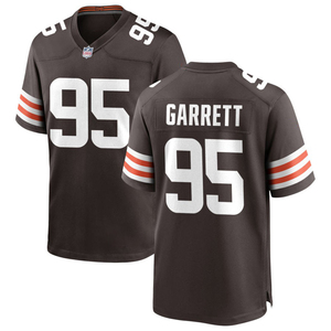 Maillots de football américain personnalisés Cleveland 2026 – Uniformes brodés pour jeunes, tenues de sport avec logos, marron - Product Image 6