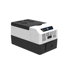 TYTXRV-OEM 12V/24V الذكية تتحرك سيارة الثلاجة APP التحكم مع مصباح ليد الغرض المزدوج المحمولة التخييم قافلة سيارة ثلاجة صغيرة