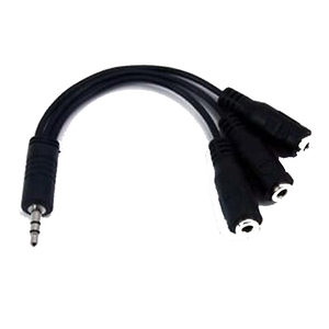 3.5mm cắm vào 3x3.5mm jack cáp 3.5mm nam đến 3 Nữ âm thanh Video Stereo Cáp - Product Image 1