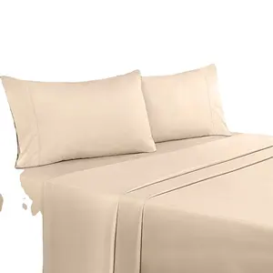 Bộ Ga Trải Giường & Vỏ Gối Sợi Vi Sợi 100% Polyester Bán Sỉ Theo Yêu Cầu Nhà Máy Bộ Ga Trải Giường Gia Đình Và Khách Sạn