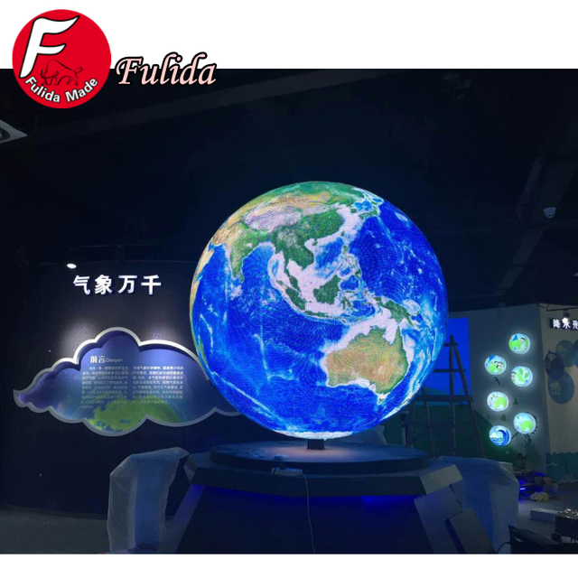Customizable 3D Sphere Screen Ball Display/ Circular LED Screen Soft Module Flexible Led Ball Display