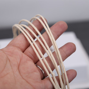 ไส้เทียนทำเองจากฝ้ายธรรมชาติพร้อมฐานโลหะสำหรับชุดทำเทียน - Product Image 2