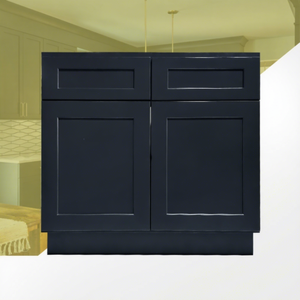 American <b>Kitchen</b> Remodel Gabinetes De Cocinas Made In Vietnam Graphite Shaker Base <b>Pantry</b> RTA <b>Kitchen</b> <b>Cabinet</b> With 2 Drawers - Product Image 1