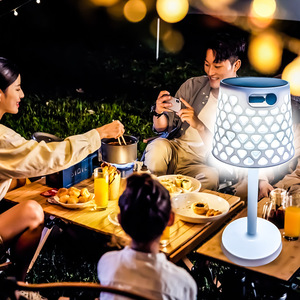 Thay đổi độ sáng có thể sạc lại năng lượng mặt trời LED bảng đèn thiết kế hiện đại Nhựa Bàn ánh sáng cho đọc phòng ngủ phòng khách pin Powered - Product Image 6