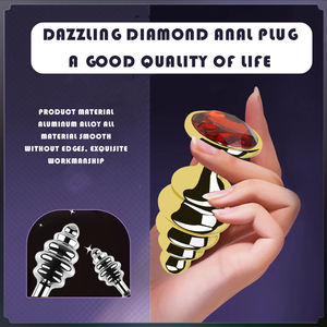 SEXBAY, новейшие модели, размер S/M/L, Анальная пробка, доступные ювелирные изделия, выбранная цветная спиральная форма, металлическая Анальная пробка для мужчин и женщин, sextoy - Product Image 4