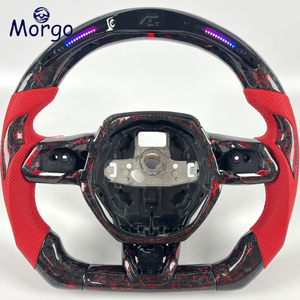 Volant de direction personnalisé en fibre de carbone forgée avec éclairage LED pour Lamborghini Baby Bull <span class=keywords><strong>Gallardo</strong></span> Huracan <span class=keywords><strong>Performante</strong></span>/EVO/sto/<span class=keywords><strong>Spyder</strong></span> Urus - Product Image 1