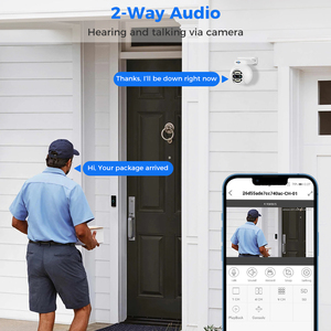 Equipo de Seguridad HD de 4MP con Zoom Óptico 8X para Negocios, Sistema de Alarma Láser, Cámara CCTV PTZ para Exteriores, Kit NVR PoE PK-4HS614 - Product Image 5