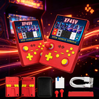 Console de jeu portable XF45V, écran IPS de 4,5 pouces, lecteur de jeux rétro open source, double joystick, appareil portable, Wi-Fi intégré