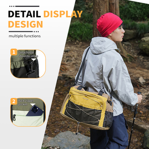 Sac de week-end athlétique <span class=keywords><strong>Old</strong></span> School avec disposition multi-compartiments, charme nostalgique pour les séances de sport et les voyages de loisirs - Product Image 5