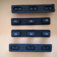 Clavier en silicone conducteur de la marque Tengyan, étanche à l'eau et à la poussière, boutons colorés, personnalisable avec des caractères imprimés, interrupteur électronique