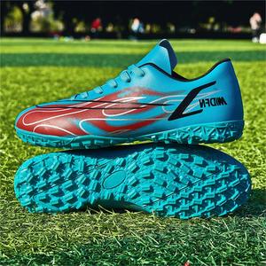 Nouveau antidérapant semelle en caoutchouc hommes fond <span class=keywords><strong>plat</strong></span> adulte herbe ongles chaussures jeunesse formation Football chaussures - Product Image 2
