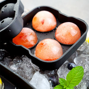 Muestra gratis gran whisky vino <span class=keywords><strong>Macallan</strong></span> bola molde de silicona respetuoso con el medio ambiente círculos redondos bloque bandejas de cubitos de <span class=keywords><strong>hielo</strong></span> herramientas para hacer helados - Product Image 5