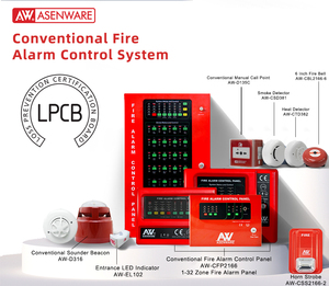Système d'<span class=keywords><strong>alarme</strong></span> <span class=keywords><strong>incendie</strong></span> conventionnel à 16 zones, marque Asenware - Product Image 3