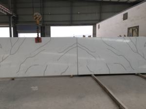 โรงงานควอตซ์ไทย ไม่มีหินแคลคัตต้าเทียมสำหรับเคาน์เตอร์ แผ่นควอตซ์สำหรับอพาร์ทเมนต์ - Product Image 5