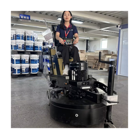 Meuleuse à béton planétaire 25HP, 220V, 3 phases, machine à meuler et à polir le béton pour sols