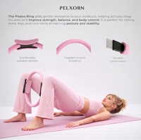 Nouveau Kit de Pilates 7 Pièces pour Femmes : Poids de Cheville en Silicone, Barre de Pilates, Anneau de Pilates, Rouleau de Yoga, Tapis de Yoga - Marron