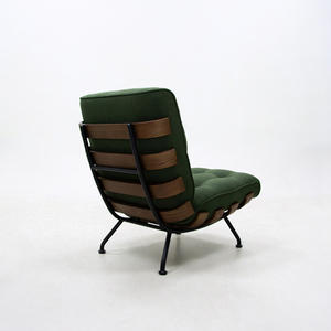 Sillón Minimalista para Negociaciones, Ocio, Hogar, Bar, Sala de Estar, Oficina en Casa, Hotel, Tapizado en Tela, Patas de Metal, Sofá Individual - Product Image 3