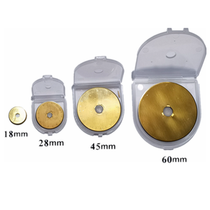Cuchillas de corte rotativo de 45mm, 60mm, 28mm, 18mm y 9mm, hojas de onda, hojas de línea punteada recubiertas de titanio, 45mm, suministro de fábrica - Product Image 5