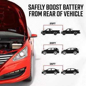 Câbles <span class=keywords><strong>de</strong></span> démarrage pour batterie <span class=keywords><strong>de</strong></span> voiture, câbles <span class=keywords><strong>de</strong></span> suralimentation automobiles robustes pour démarrer les batteries mortes ou faibles - Product Image 5