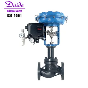 2 Inch Class150 Water Middle Pressure Extension Bonnet PMZ280 Pneumatic Diaphragm Spring Return Back Globe Control Valve