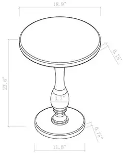 Acrylic Home Decor Transparent Acrylic Round Table Clear Acrylic Coffee Table Lucite End Table