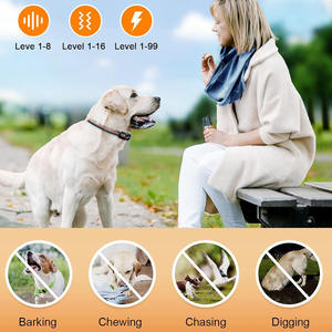 Vendedor caliente <span class=keywords><strong>Collar</strong></span> de choque para perros <span class=keywords><strong>Collar</strong></span> de entrenamiento para perros con modo de choque de vibración y receptor SUMERGIBLE - Product Image 2