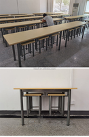 Meubles de cafétéria sur mesure meubles de restauration rapide table et chaises pour le personnel salle à manger université collège cantine