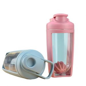 Vaso Mezclador Creativo de Doble Capa con Asa, Diseño Moderno, Gran Capacidad, Portátil, para Deportes y Fitness, para Mezclar Proteínas en Polvo - Product Image 5