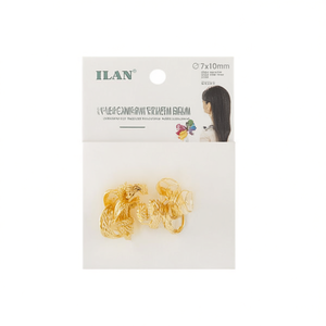 Il Rings For <b>Braids</b> 7x10mm Gold 15pc Hair <b>Accessories</b> - Product Image 1