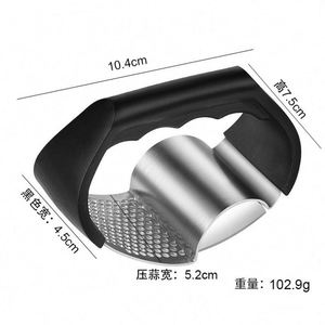 Stainless Steel Manual Garlic Press Crusher PP Plastic Vegetable <b>Kitchen</b> Accessories <b>Gadget</b> - Product Image 4