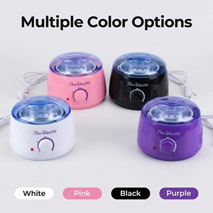 Chauffe-cire professionnel personnalisé avec logo, 100W, 4 couleurs au choix, fusion rapide, pour l'épilation du nez, des mains et du corps, compatible avec la cire dure - Product Image 1