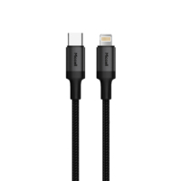 Kabel USB-C Kustom Miccell 60W Pengisian Cepat Tipe C Kabel Anyaman Paduan Aluminium 1M untuk Ponsel Tablet Laptop Pabrik