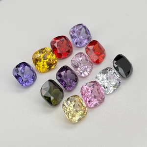 HQ Đá Quý 5A Chất Lượng 4x4-12x12mm Ngô Châu Tanzanite Màu Xanh Lá Cây Trắng CZ Đệm Cắt Màu Cubic <span class=keywords><strong>Zirconia</strong></span> Đá Quý - Product Image 4