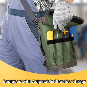 Bolsa de Herramientas Enrollable, Organizador de Herramientas para Electricista, Bolsa de Herramientas Portátil para Motocicleta, Caja de Herramientas para Trabajos en Madera, Regalo para Mecánico o Artesano - Product Image 4