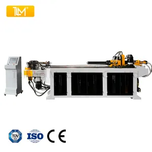 Máquina dobladora de tubos de acero hidráulica Telhoo DW38CNC Máquina dobladora de control numérico completamente automática