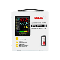 Régulateur de tension automatique personnalisé 220V AVR + Régulateur 3KVA 3000W 5000W Stabilisateur pour climatiseurs et ventilateurs AC