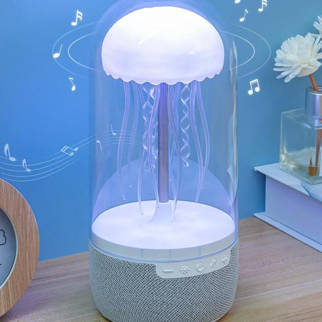 High Quality Dancing Jellyfish Speaker Lamp Colorful Ambient Lamp 1800mAh Music Sleep Aid Bedside Night Light