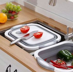 Tabla de Cortar Multifuncional Plegable para Ahorrar Espacio, Tabla de Preparación para Cocina, Se Coloca Sobre el Fregadero - Product Image 4
