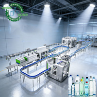 Máquina Automática para la Producción de Agua Embotellada de Larga Duración, Equipo de Llenado de Agua Potable Mineral Pura con Control PLC