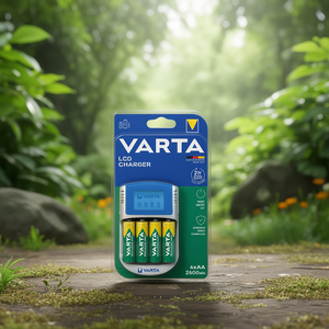 Chargeur LCD Varta 4x AA 2600 mAh avec interrupteur intelligent et technologie de sécurité - Product Image 1