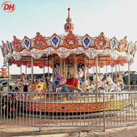 Manège de carnaval à 24 places avec moteur à entraînement par le haut, Attraction de fête foraine, Carrousel, Manege, Karussell