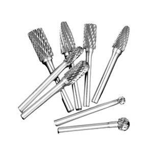 Yili Hardware 8-Piece Tungsten Carbide Grinding Heads 6mm Shank For Grinder Wood Carving Accessories - Product Image 4