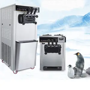 New Commercial table top Three flavor Mini Soft make Ice Cream Machine / Small Ice Cream Maker