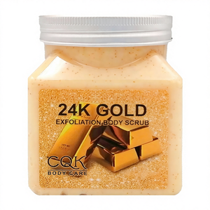 Crema Corporal Orgánica de 350 ml con Extracto de Oro de 24k, Fragancia Afrutada, Exfoliante Blanqueador, Caja OEM para Uso Facial-CQK-1905 - Product Image 4