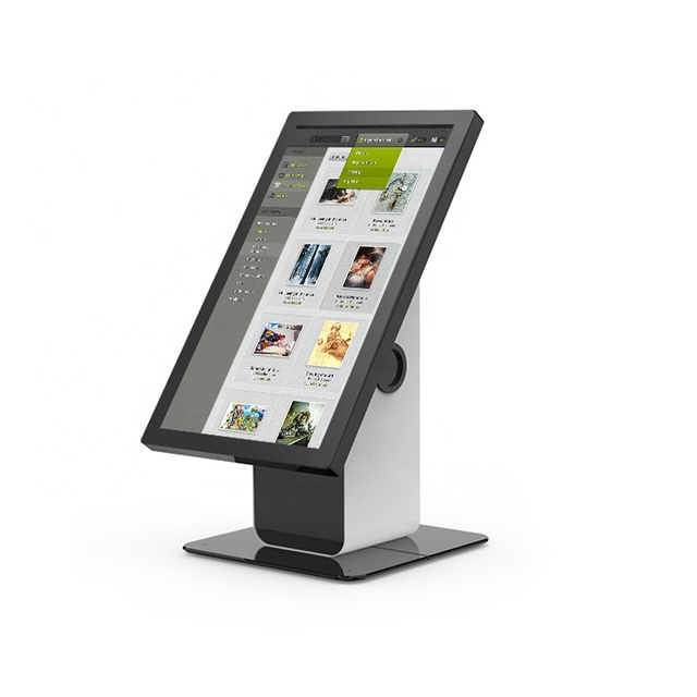 21.5 Inch Countertop All in One Computer Interactive Information Checking Kiosk Touch Screen Information Kiosk
