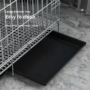 Grande Gabbia per Polli Moderna Rinforzata in Metallo Ecologica, <span class=keywords><strong>Nido</strong></span> da Esterno Pieghevole, Solida per Allevamento di Polli/Anatre - Product Image 4