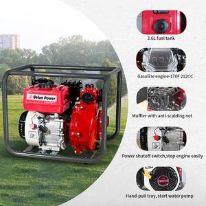 7.5hp יד ניידת להתחיל משאבת מים מנוע בנזין עם מסגרת חזקה 2 אינץ 'משאבת מים פתוחה - Product Image 4