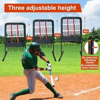 Filet d'entraînement de baseball à 9 compartiments, portable, pour l'entraînement au frappeur, au lanceur et au fielding, pour baseball et softball, OEM ODM
